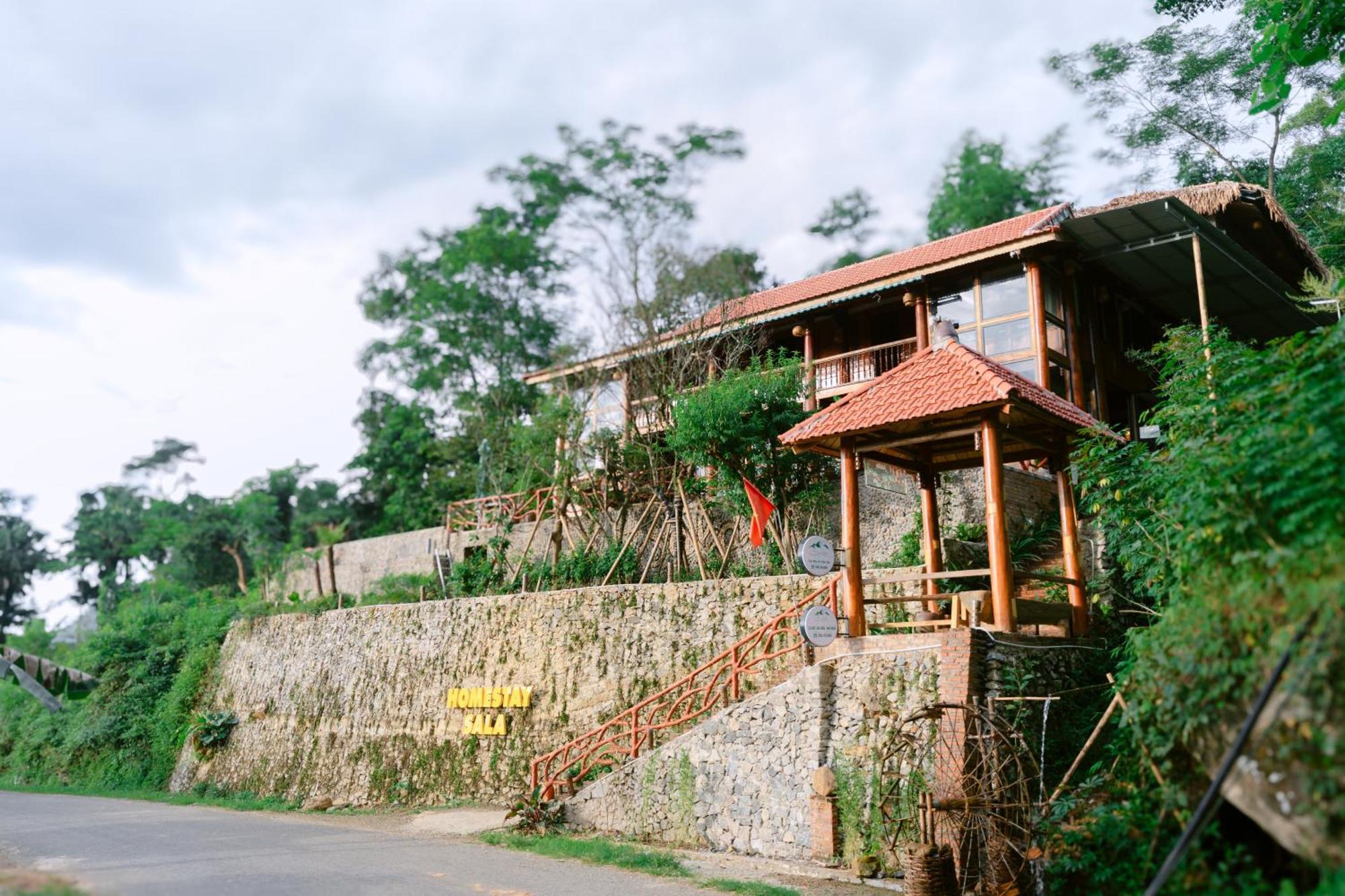 Pu Luong Sala Homestay Huong Ba Thuoc Kültér fotó