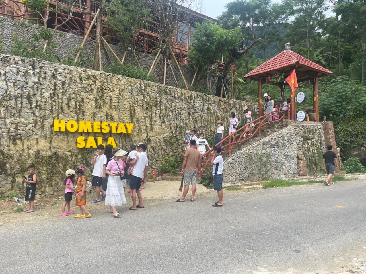 Pu Luong Sala Homestay Huong Ba Thuoc Kültér fotó