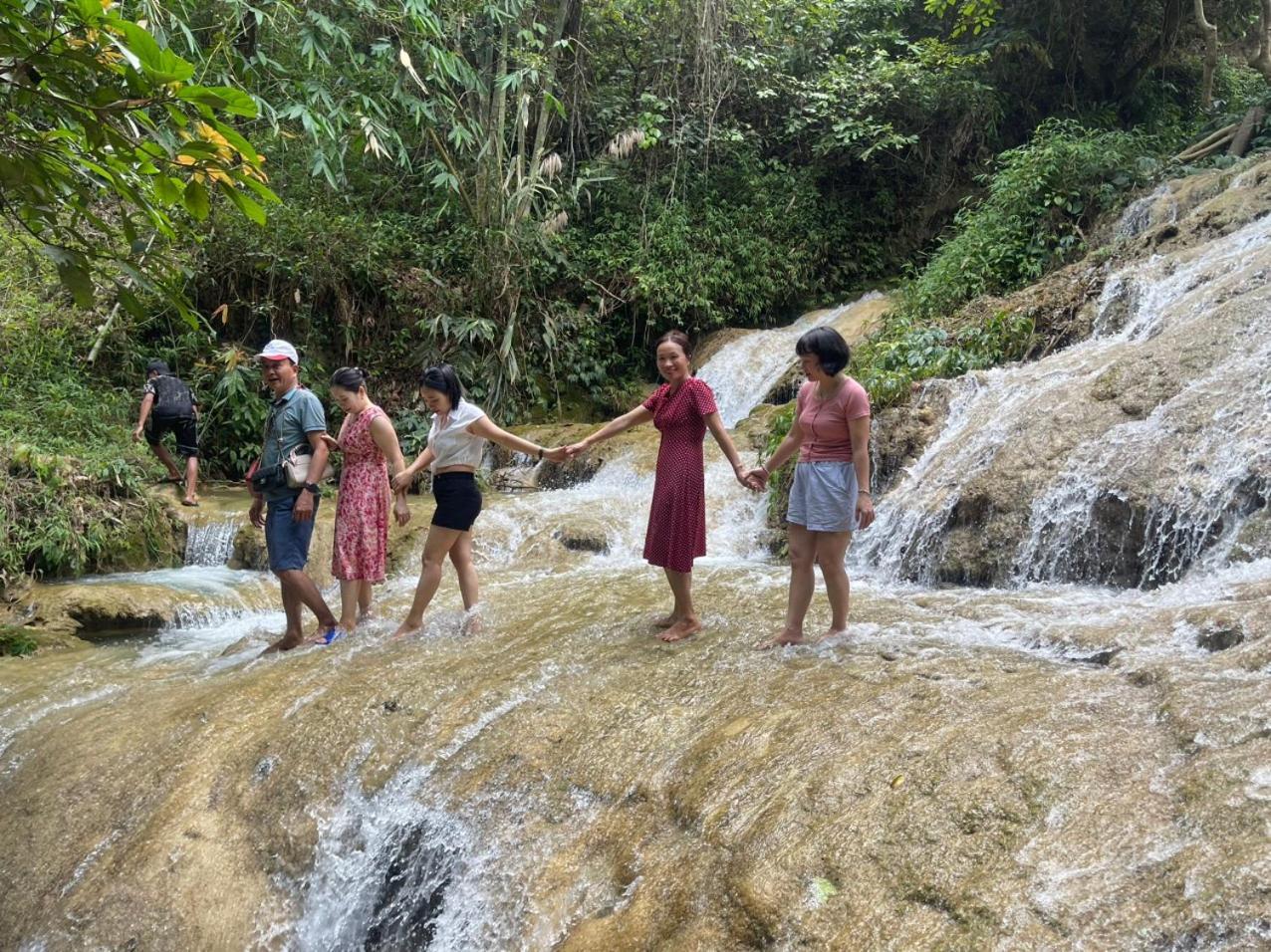Pu Luong Sala Homestay Huong Ba Thuoc Kültér fotó