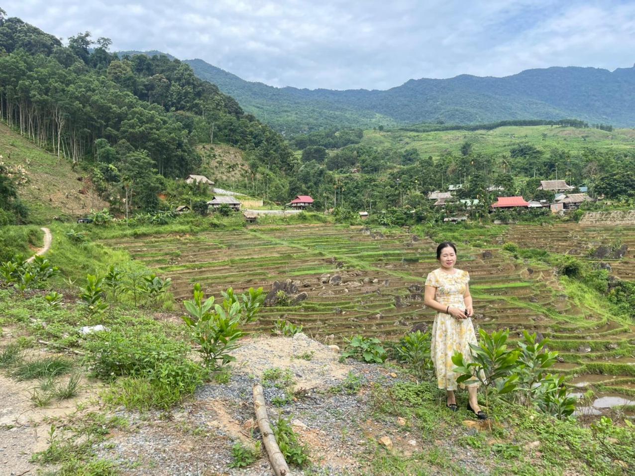 Pu Luong Sala Homestay Huong Ba Thuoc Kültér fotó