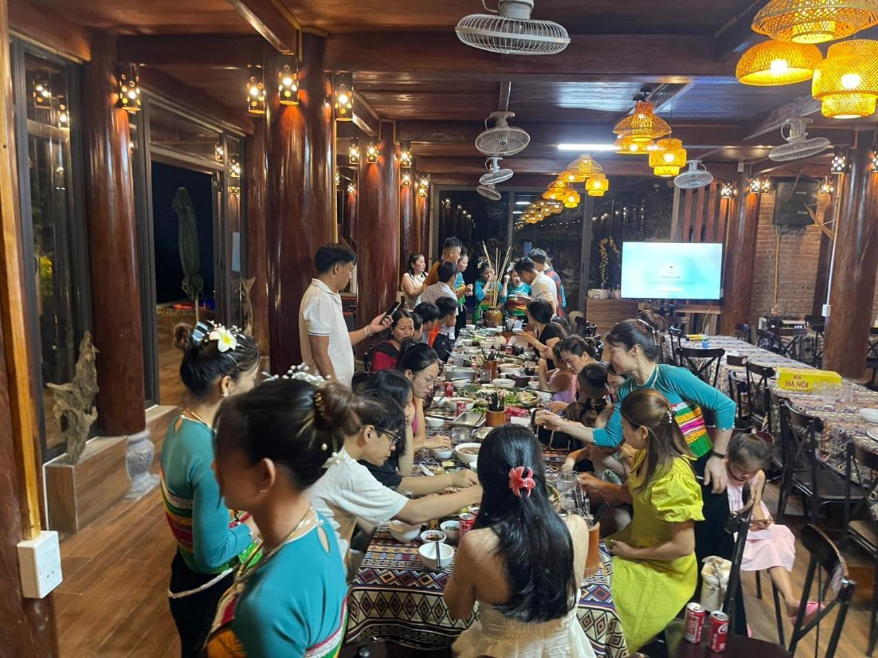 Pu Luong Sala Homestay Huong Ba Thuoc Kültér fotó