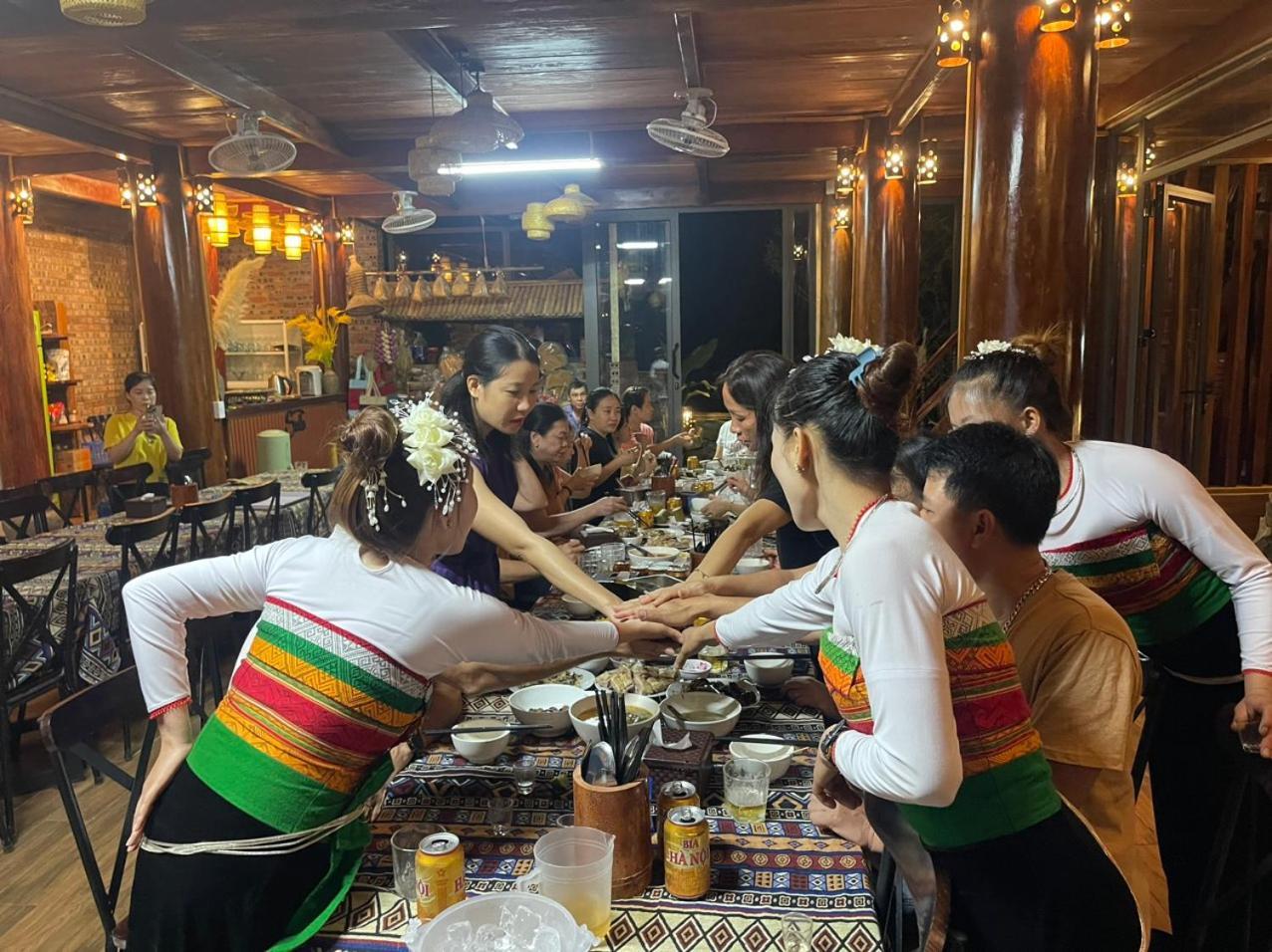 Pu Luong Sala Homestay Huong Ba Thuoc Kültér fotó