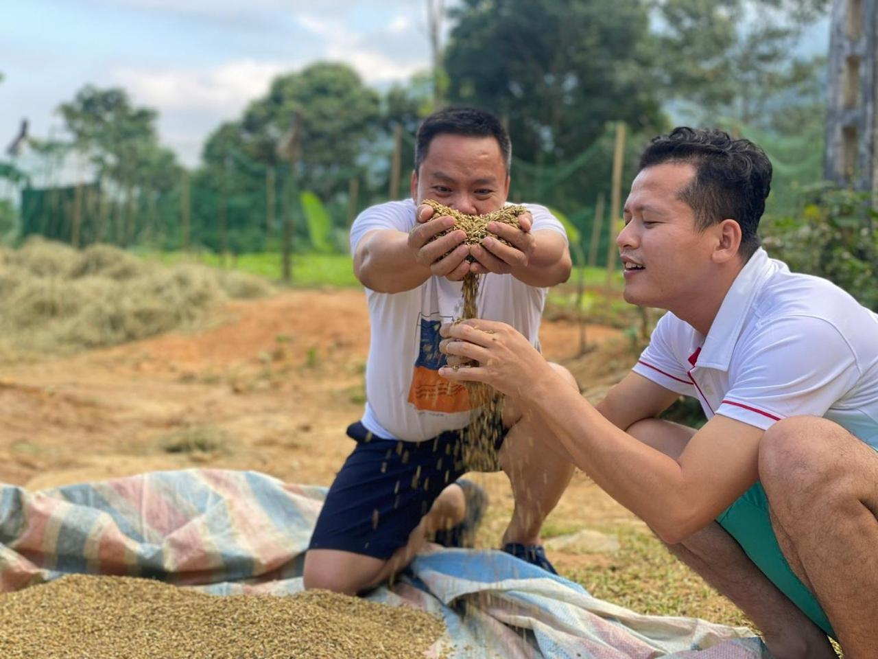 Pu Luong Sala Homestay Huong Ba Thuoc Kültér fotó