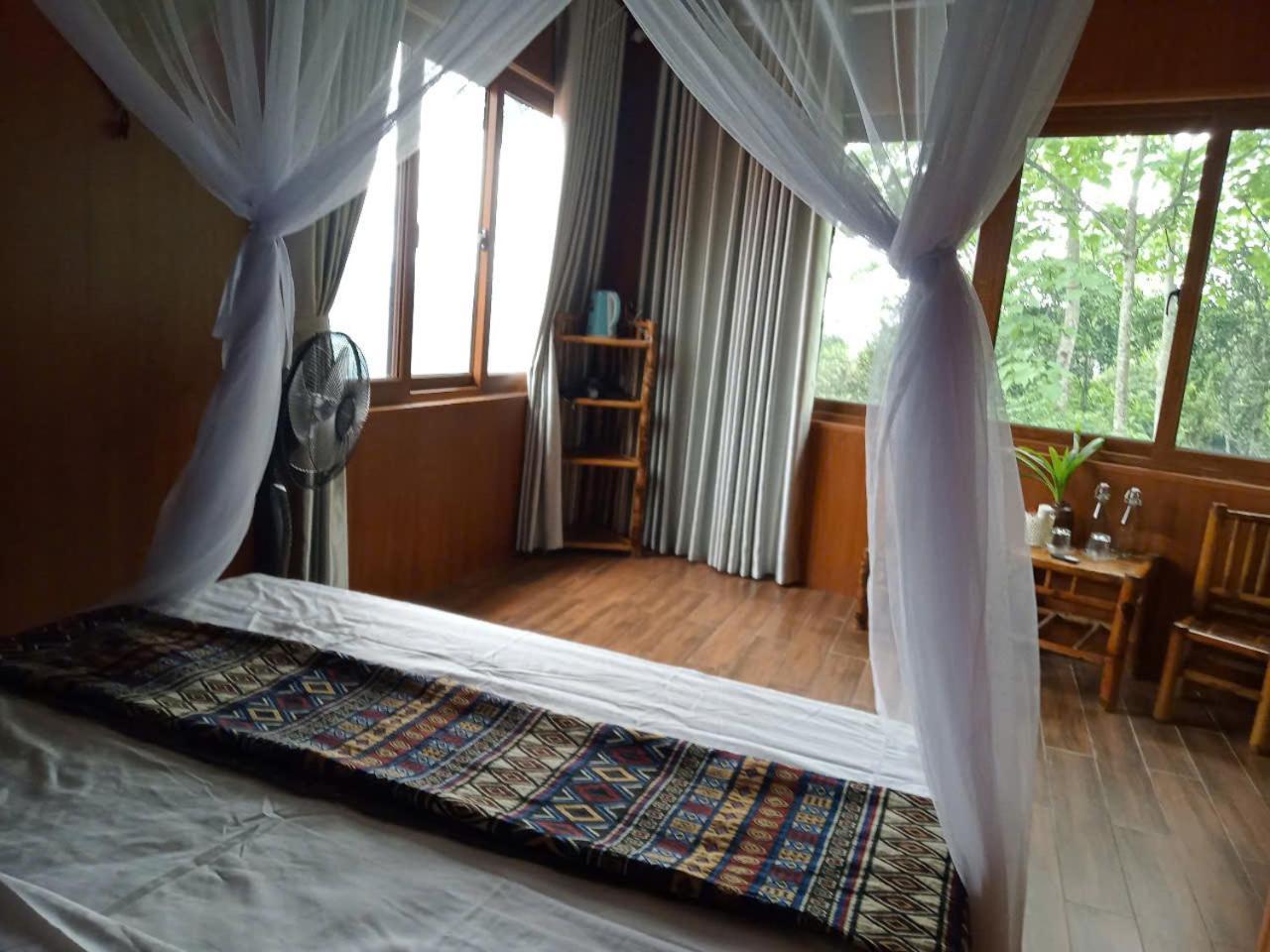 Pu Luong Sala Homestay Huong Ba Thuoc Kültér fotó